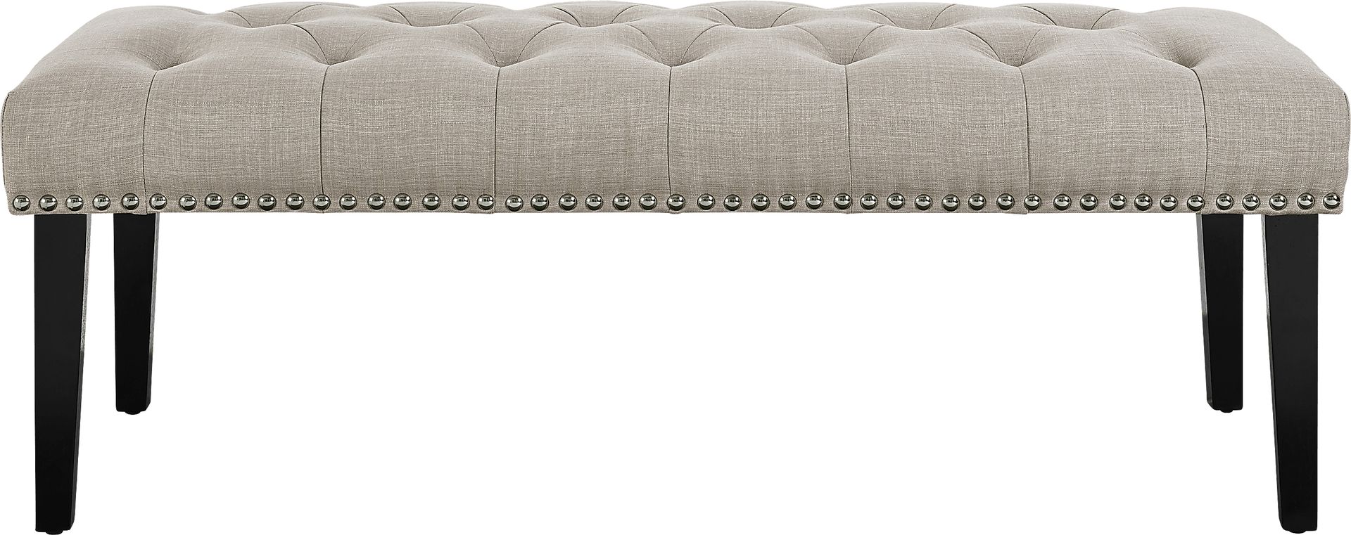 Caroline Beige Accent Bench - Image 4
