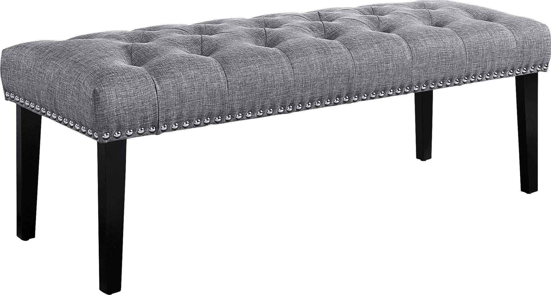 Caroline Gray Accent Bench - Image 1