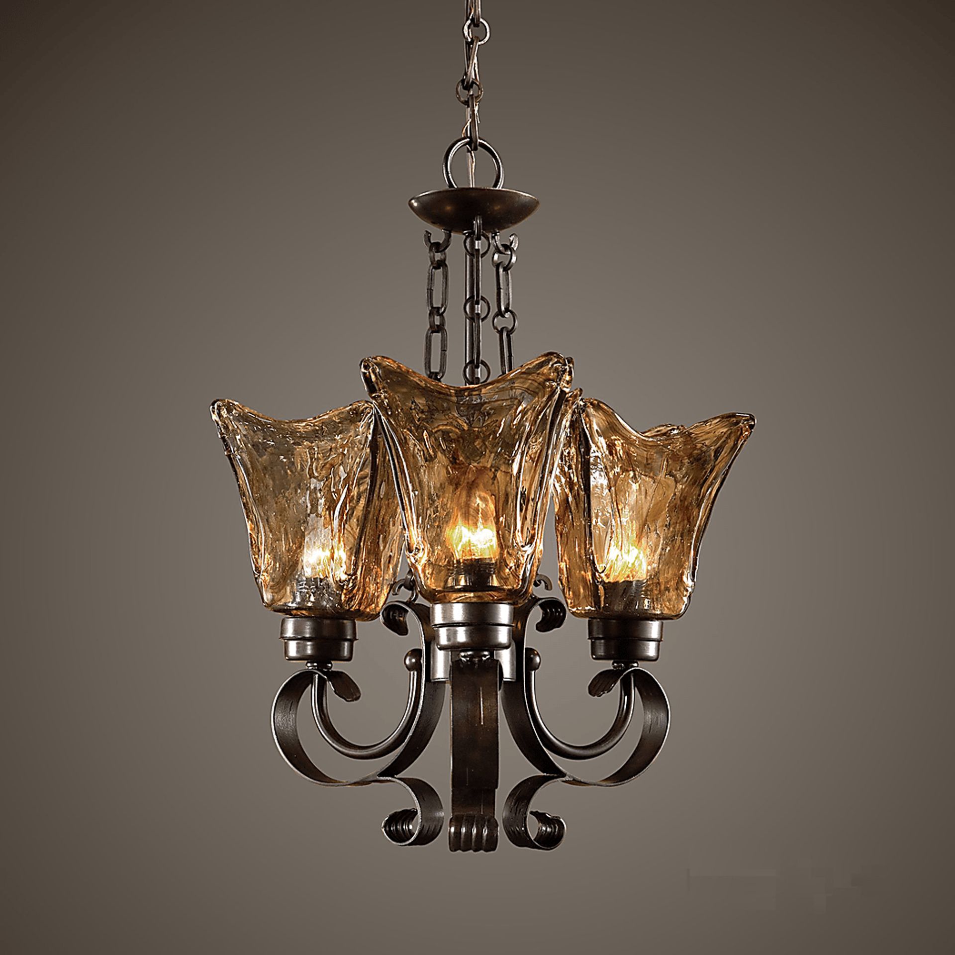 Carolyndon Lane Bronze Chandelier - Image 2