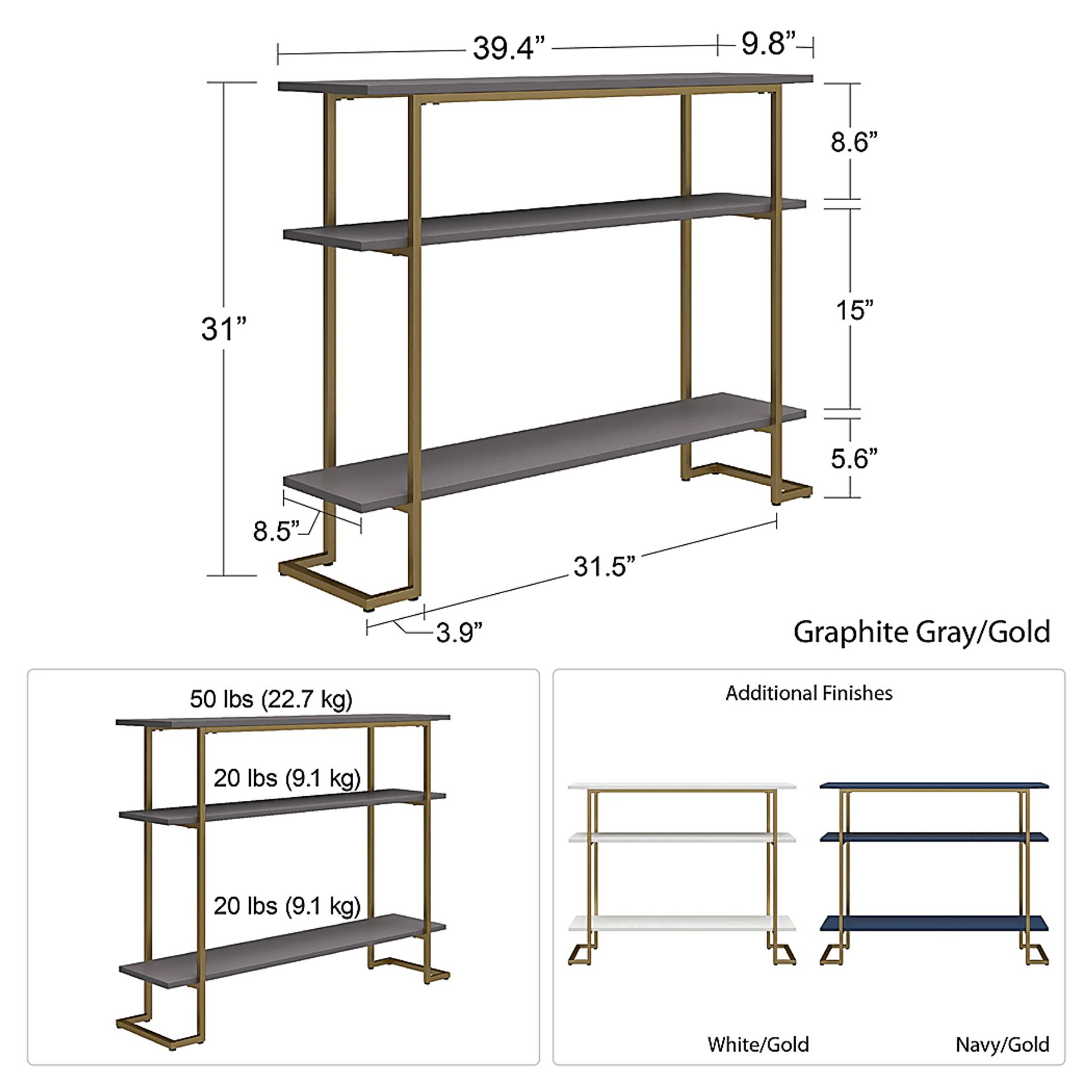 Carom Gray Console Table - Image 10