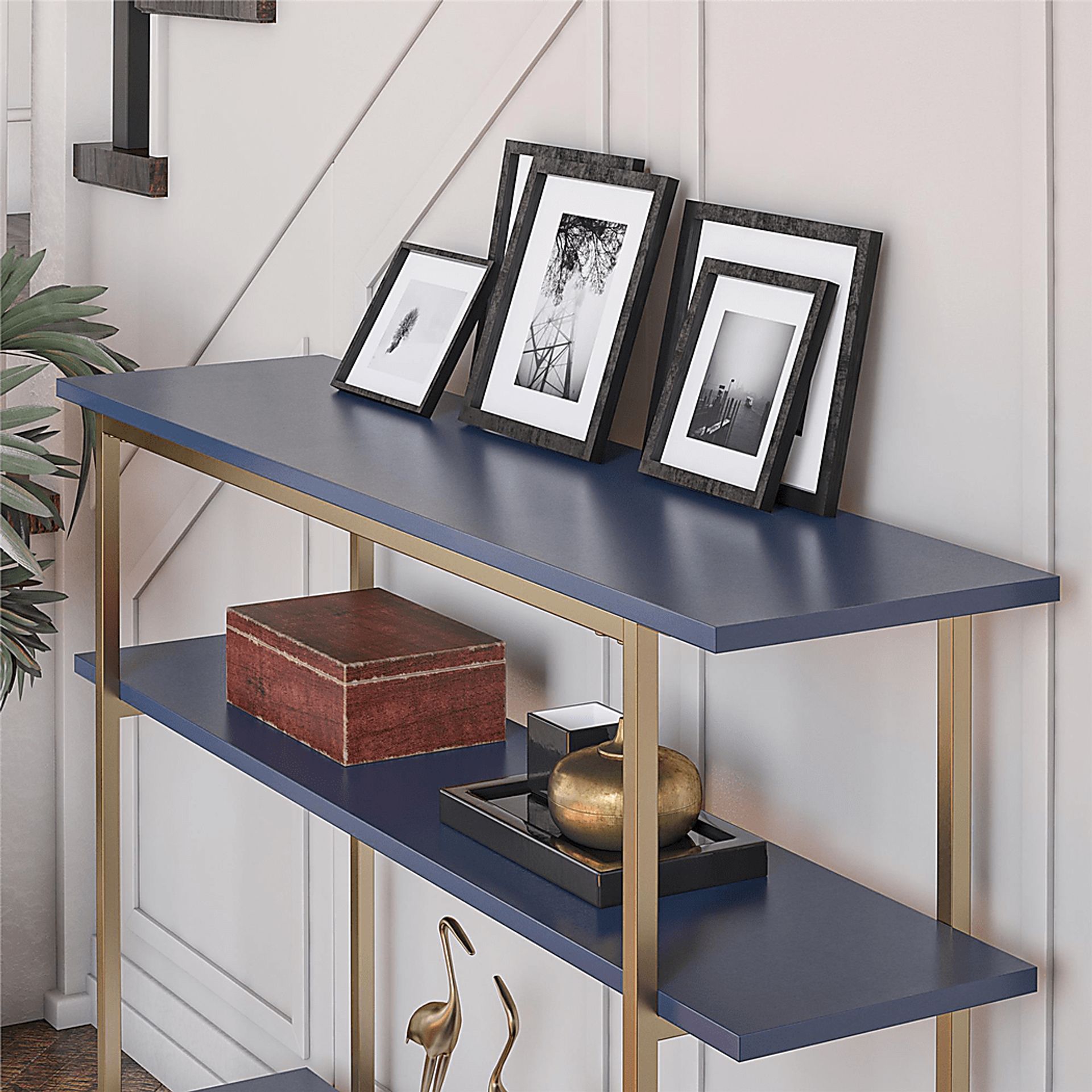Carom Navy Console Table - Image 6
