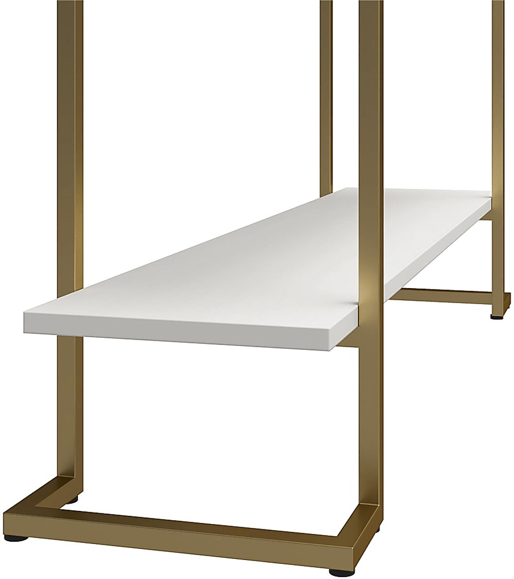 Carom White Console Table Rooms To Go