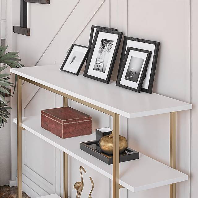 Carom White Console Table - Thumbnail - Image 6