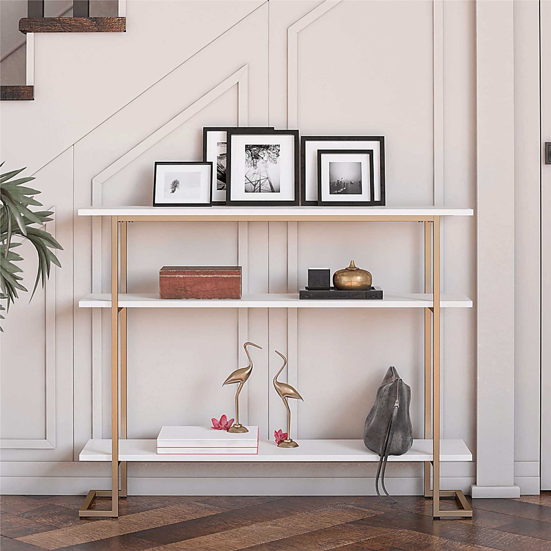 Carom White Console Table - Image 7