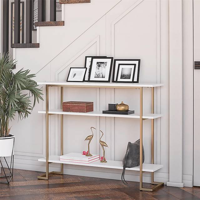 Carom White Console Table - Thumbnail - Image 8