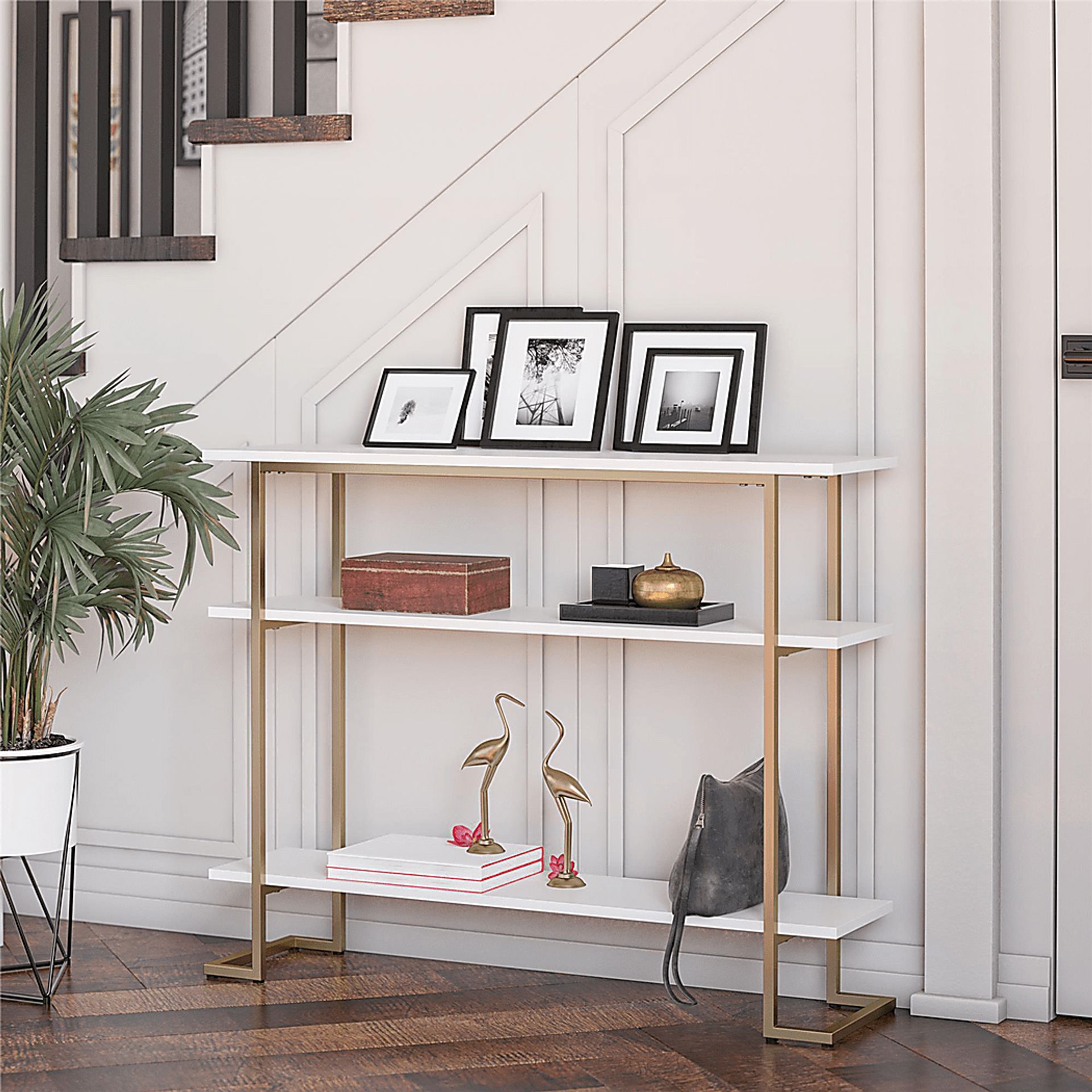 Carom White Console Table - Image 8