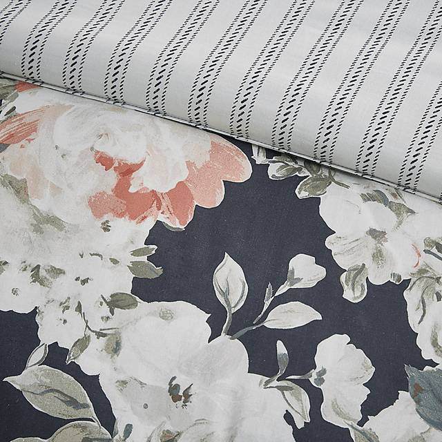 Carondelet Dark Blue 8 Pc King Comforter Set - Thumbnail - Image 19