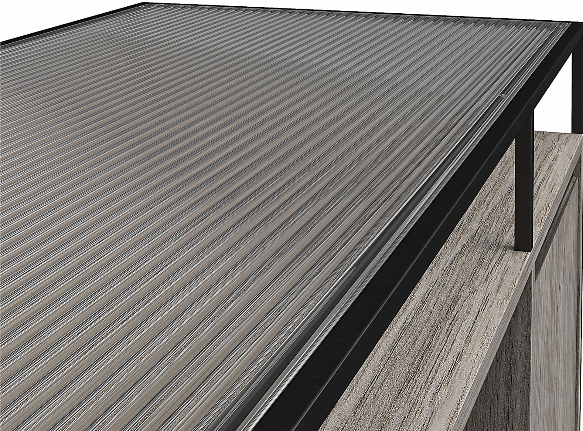 Caroridge Gray 53 in. Console - Image 7