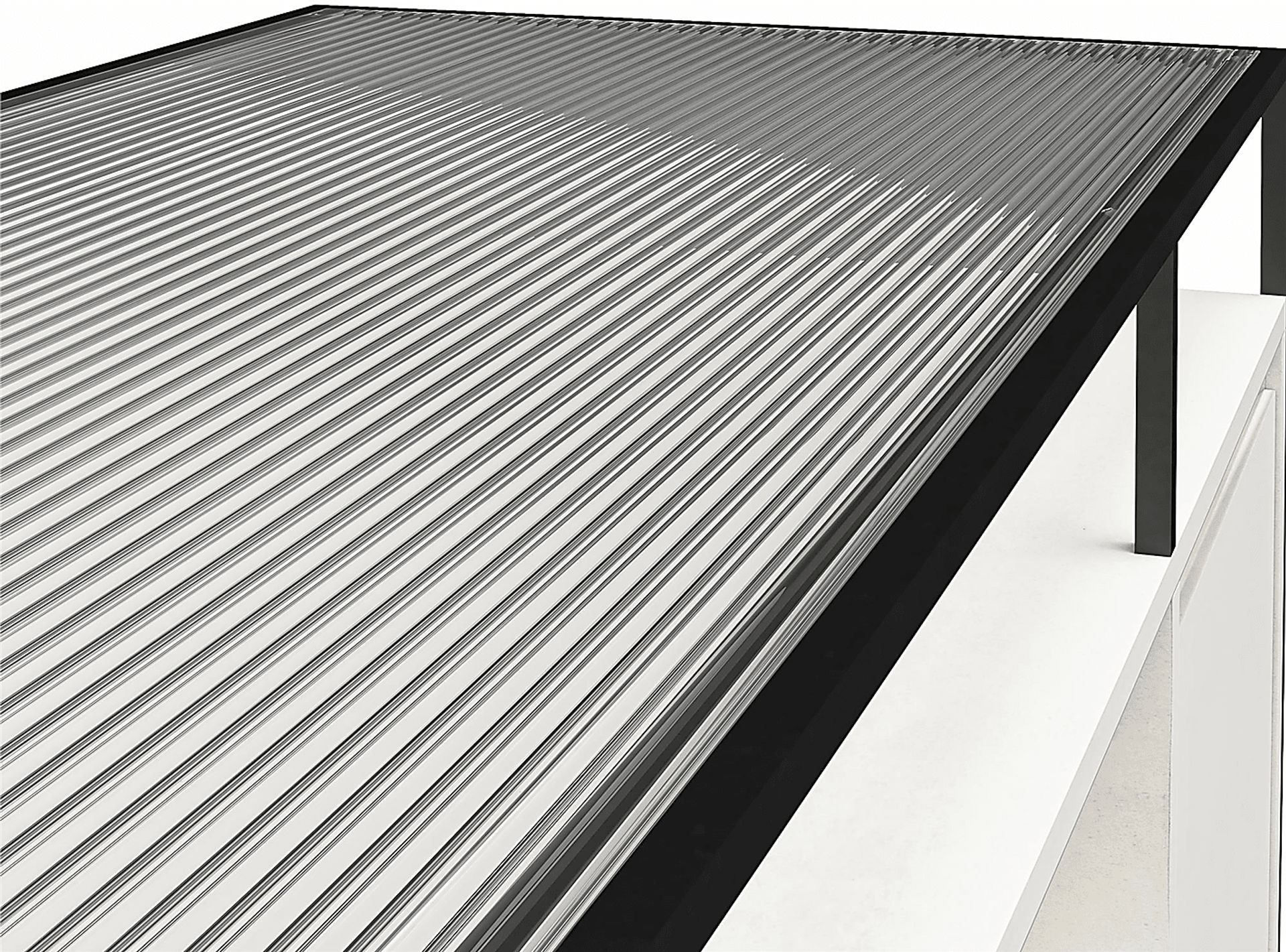 Caroridge White 53 in. Console - Image 6