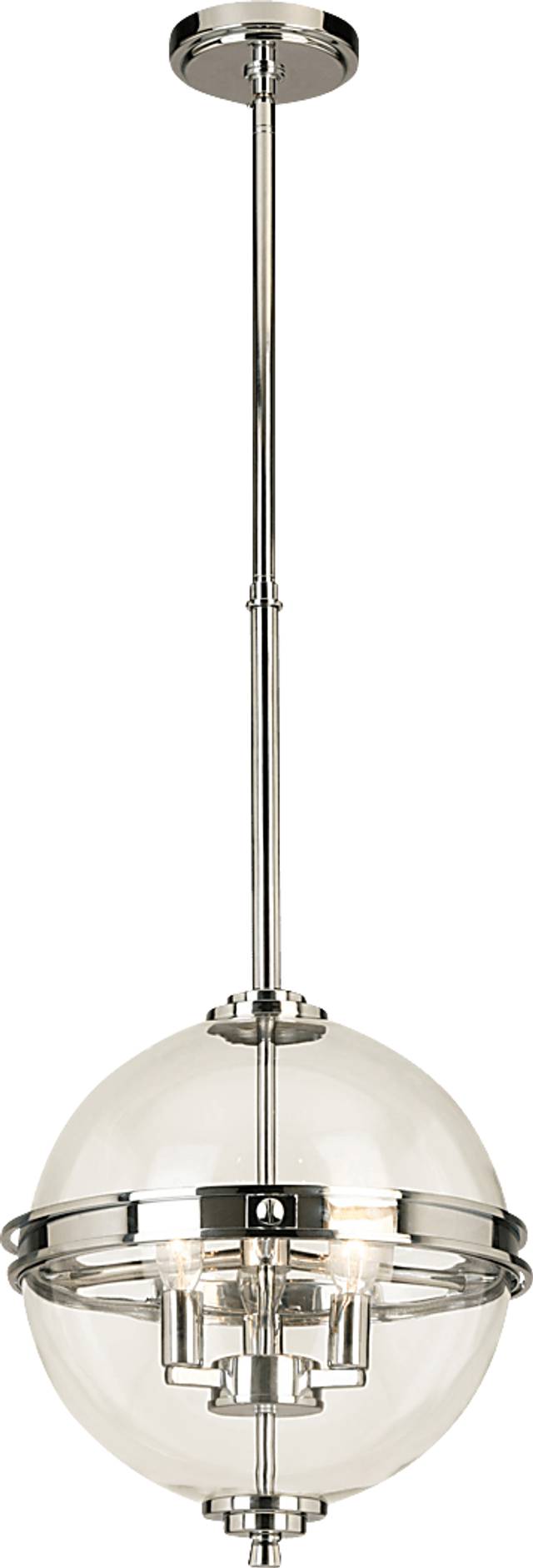 Carousel Alley Chrome Pendant - Thumbnail - Image 1