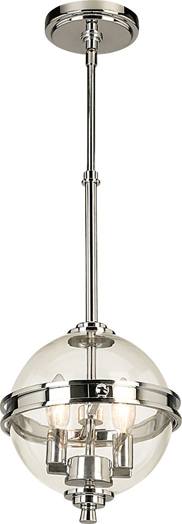 Carousel Hills Chrome Pendant