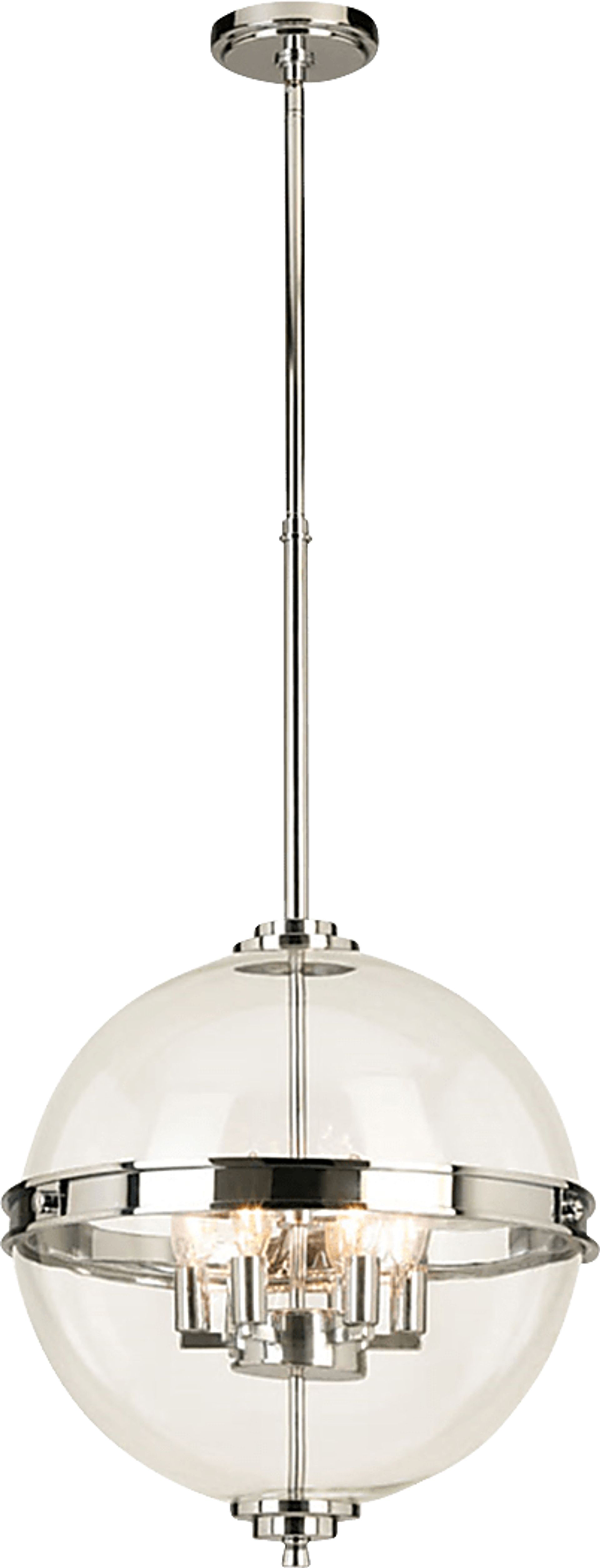 Carousel Post Chrome Pendant - Image 1