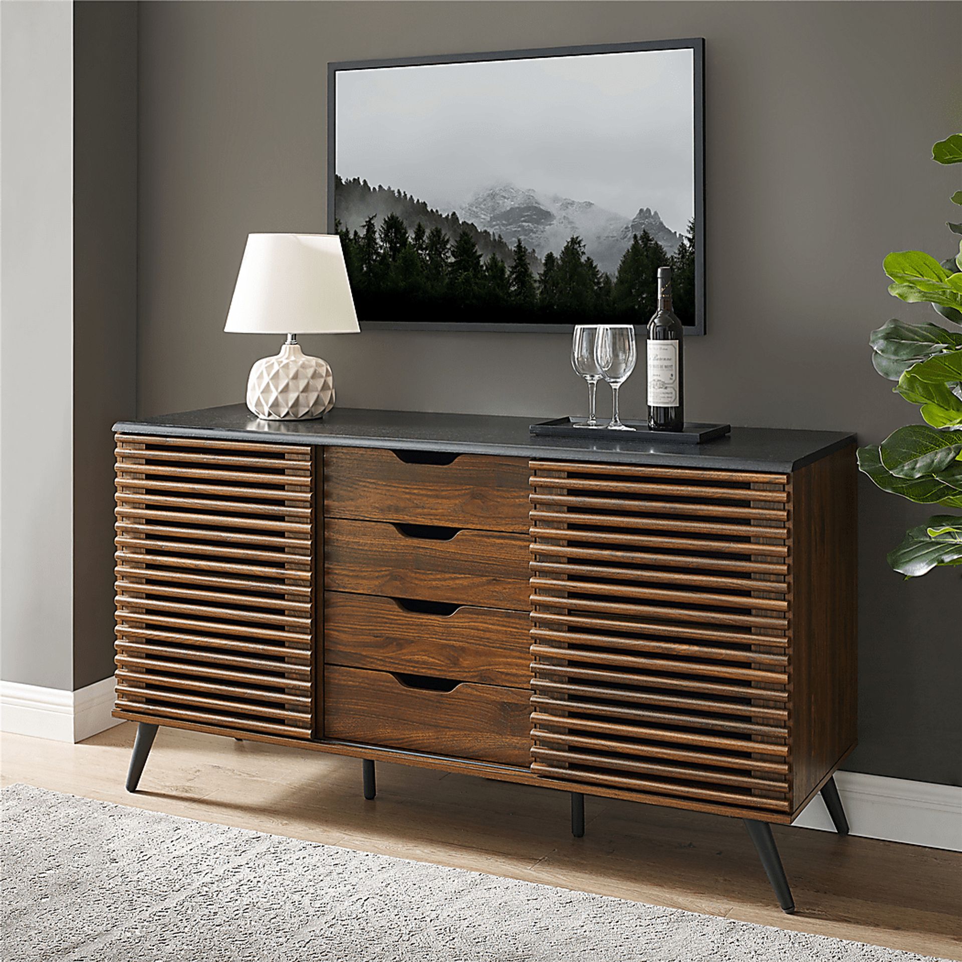 Carovilli Brown Server - Image 4