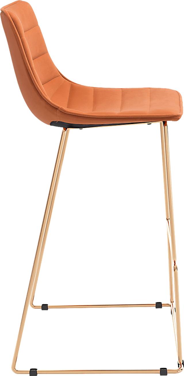 Carramore Orange Bar Height Stool, Set of 2 - Thumbnail - Image 4