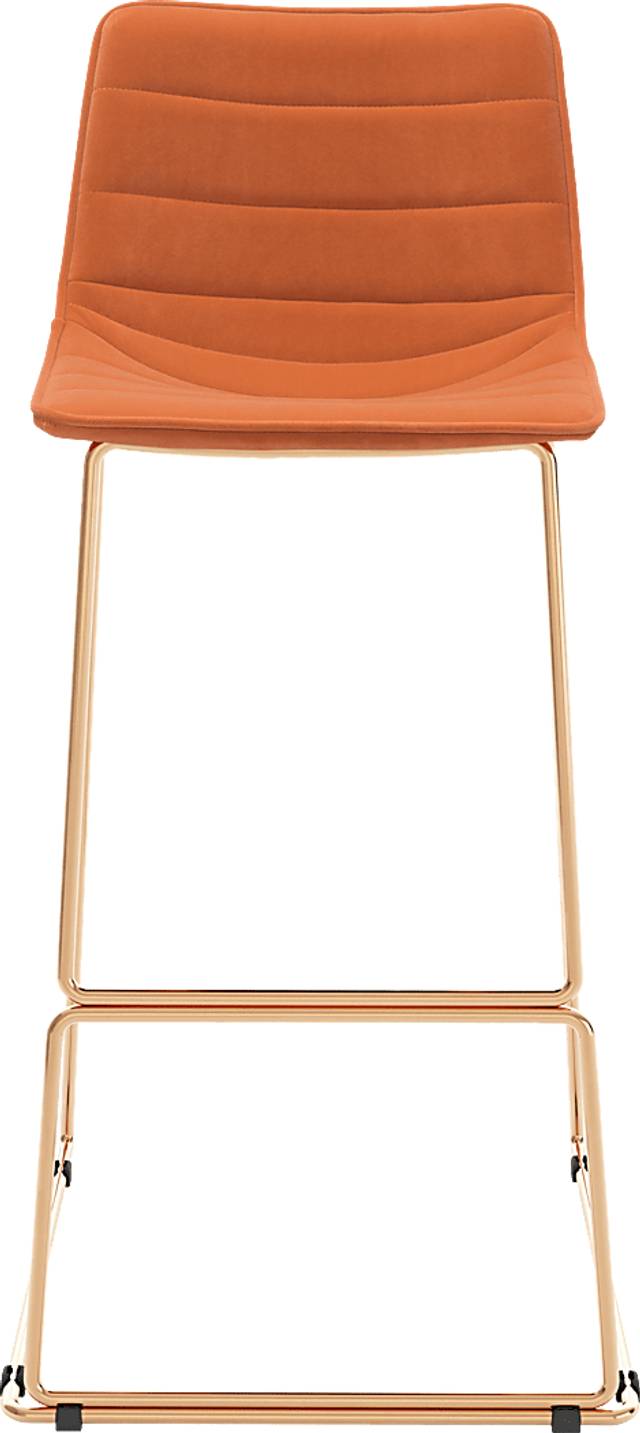 Carramore Orange Bar Height Stool, Set of 2 - Thumbnail - Image 5