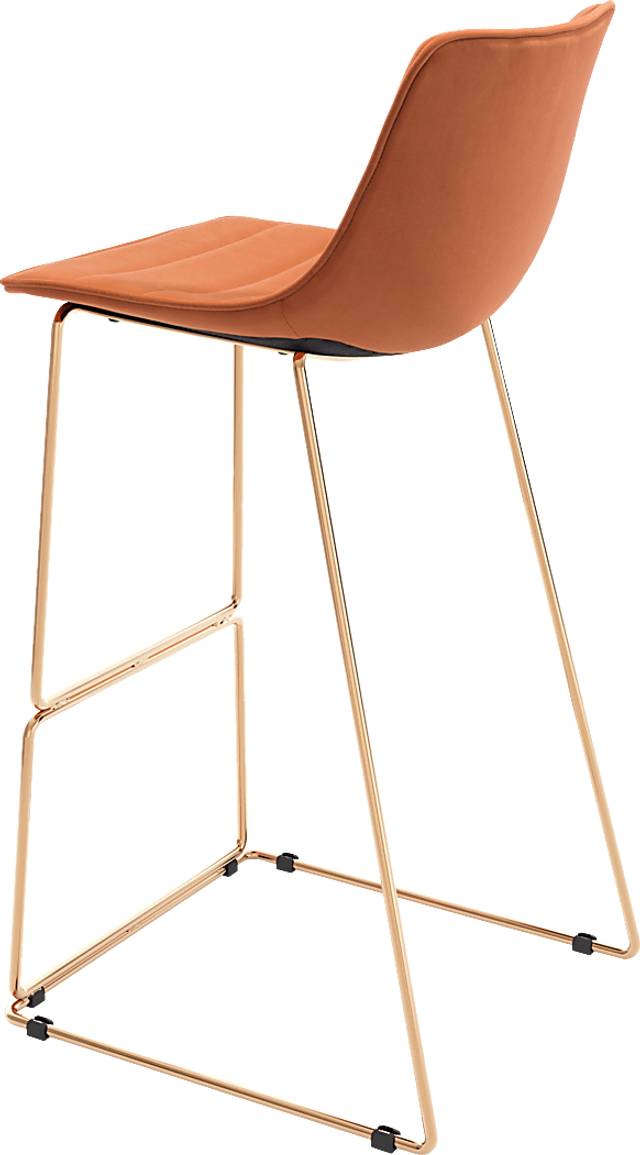 Carramore Orange Bar Height Stool, Set of 2 - Thumbnail - Image 7