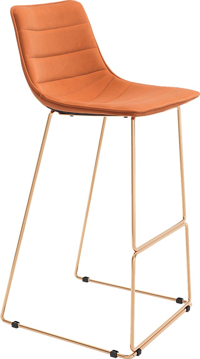 Carramore Orange Bar Height Stool, Set of 2 - Thumbnail - Image 8