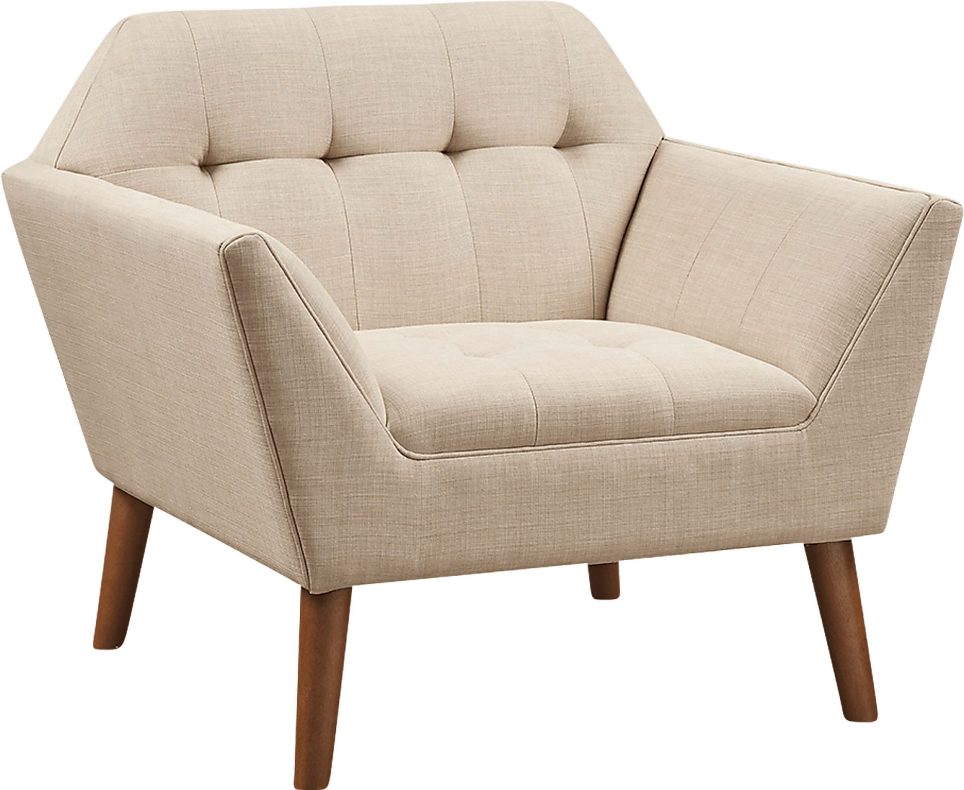 Carrere Beige Accent Chair - Image 1