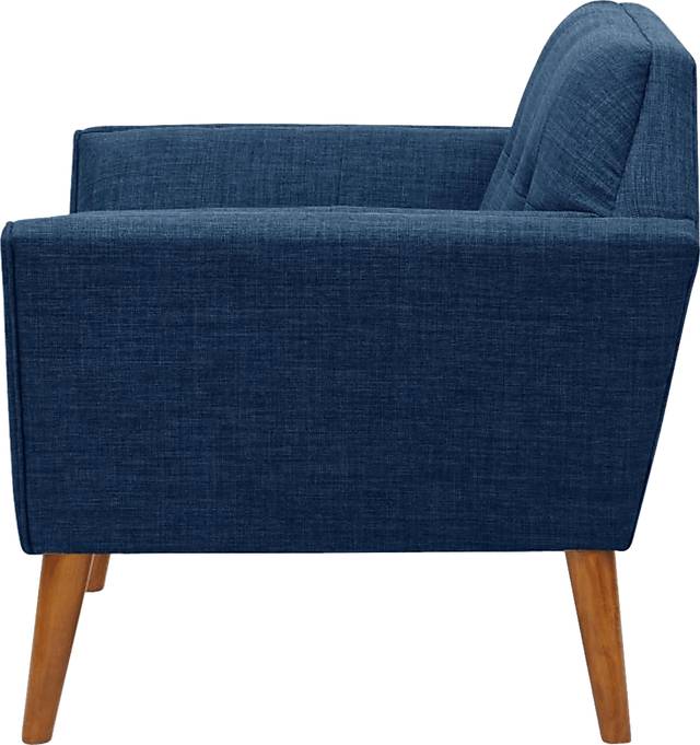 Carrere Blue Accent Chair - Thumbnail - Image 3
