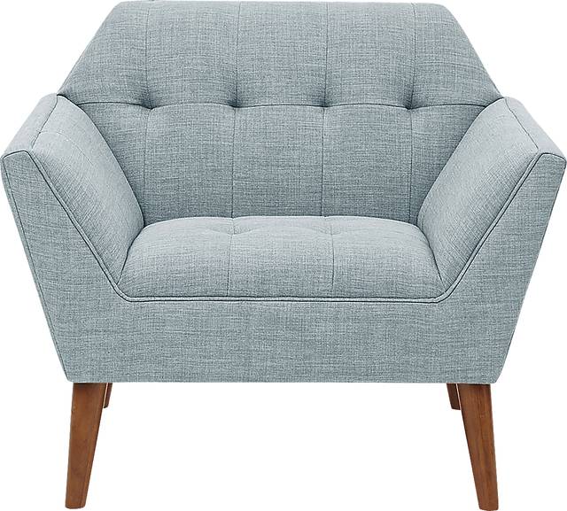 Carrere Light Blue Accent Chair - Thumbnail - Image 6