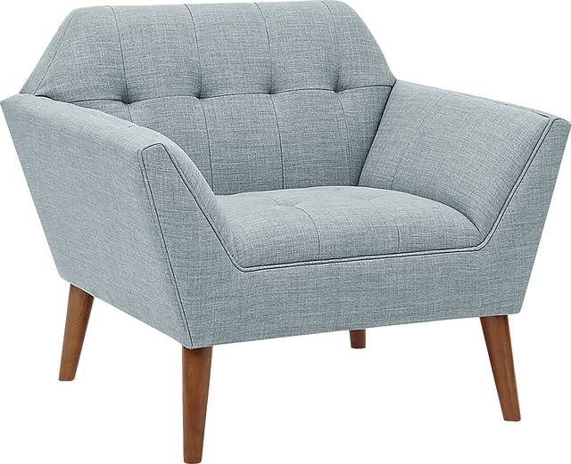 Carrere Light Blue Accent Chair - Thumbnail - Image 1