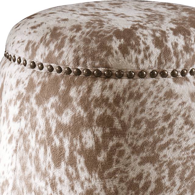 Carrere Brown Ottoman - Thumbnail - Image 4