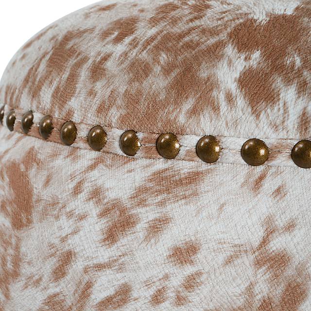 Carrere Brown Ottoman - Thumbnail - Image 5