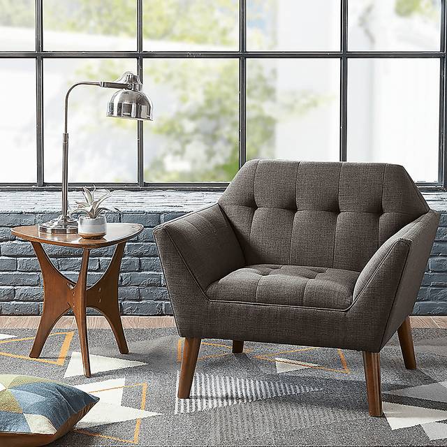Carrere Charcoal Accent Chair - Thumbnail - Image 2
