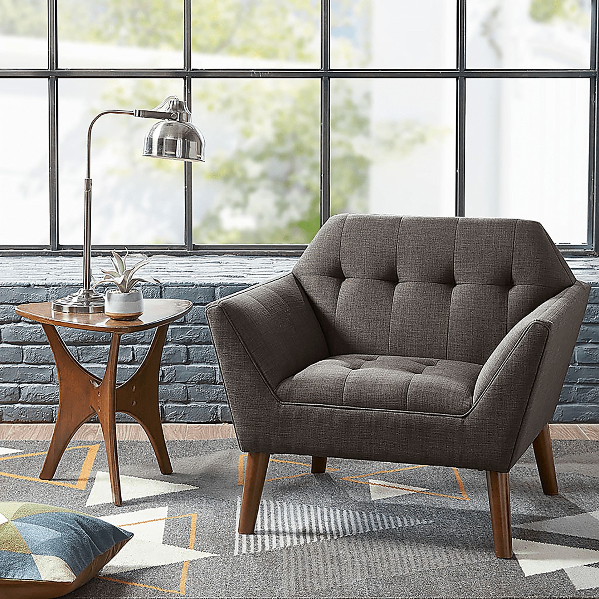 Carrere Charcoal Accent Chair - Image 2