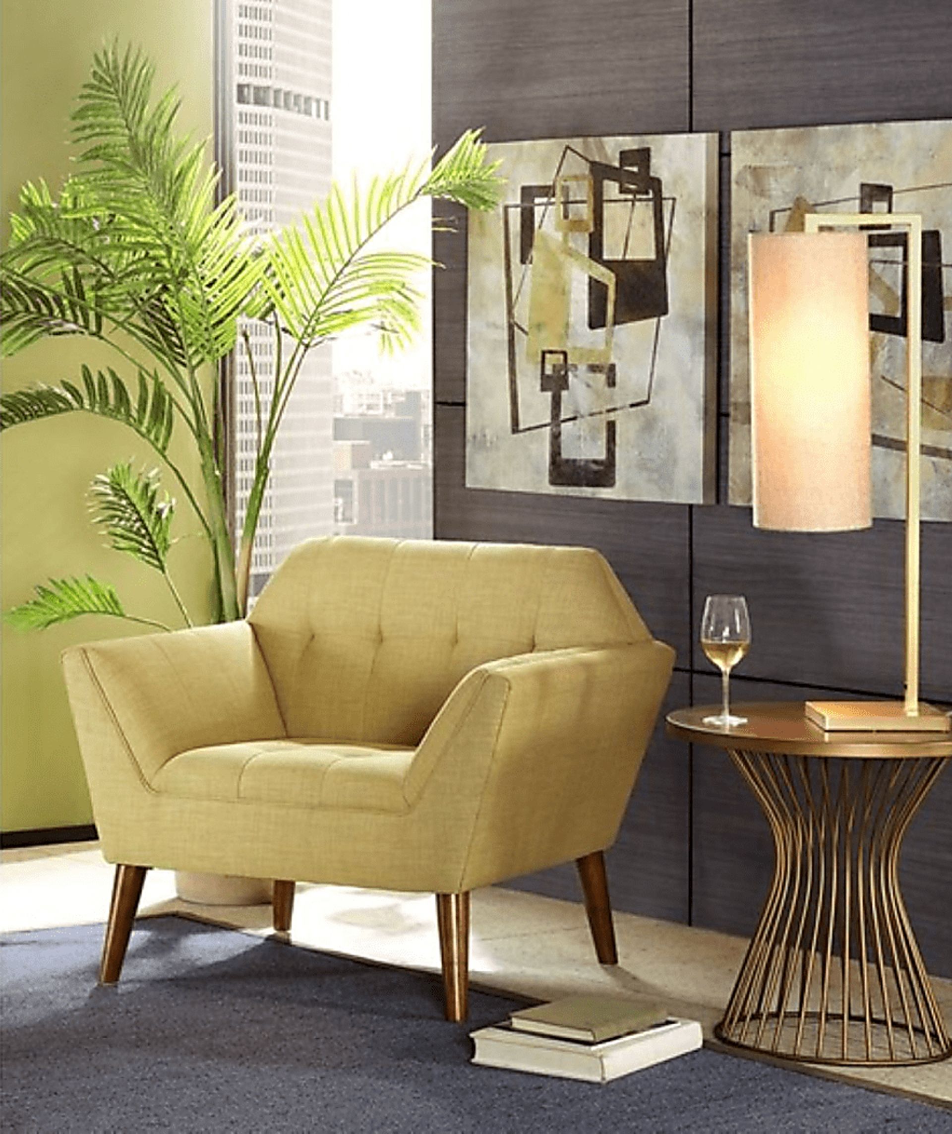 Carrere Green Accent Chair - Image 2