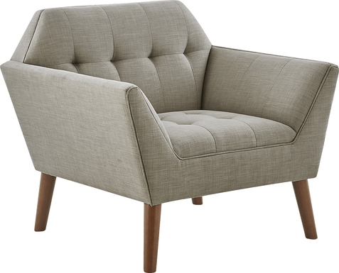 Carrere Light Gray Accent Chair