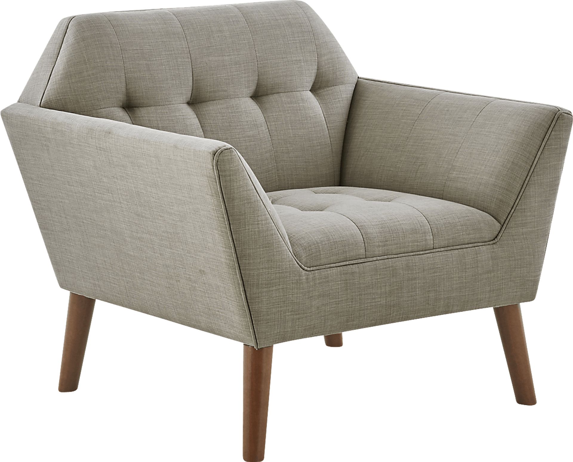 Carrere Light Gray Accent Chair - Image 1