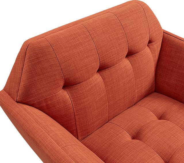 Carrere Red Accent Chair - Thumbnail - Image 3