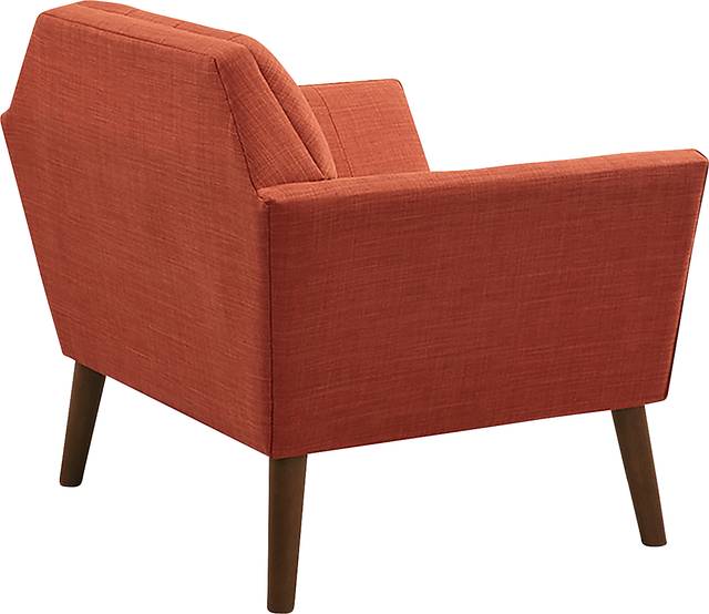 Carrere Red Accent Chair - Thumbnail - Image 4