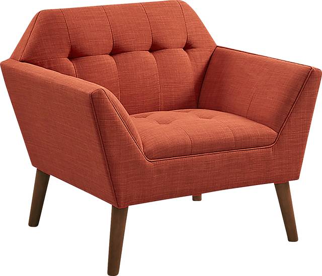 Carrere Red Accent Chair - Thumbnail - Image 1