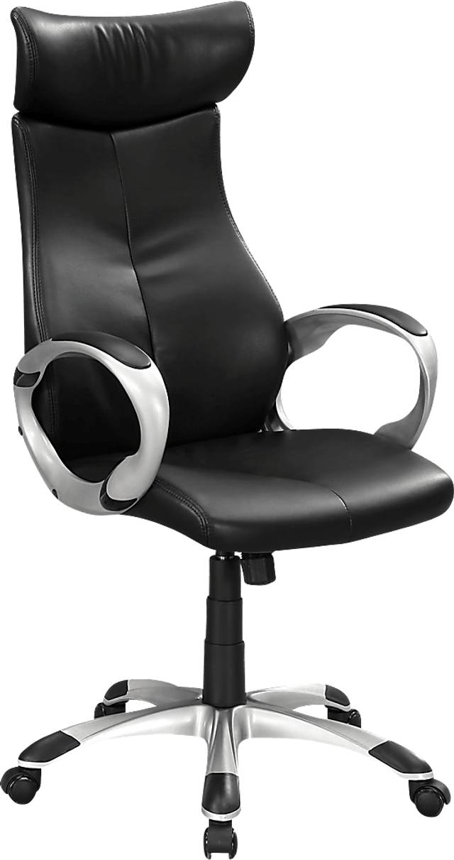 Carriagewood Black Desk Chair - Thumbnail - Image 1