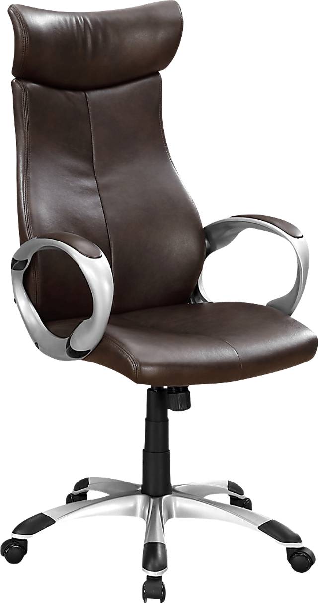 Carriagewood Brown Desk Chair - Thumbnail - Image 1