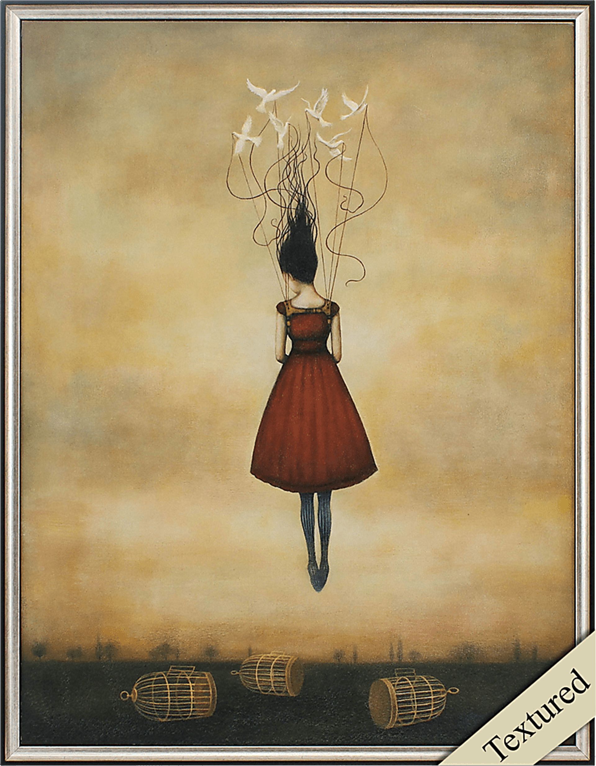 Carried Away Red Artwork - Image 1