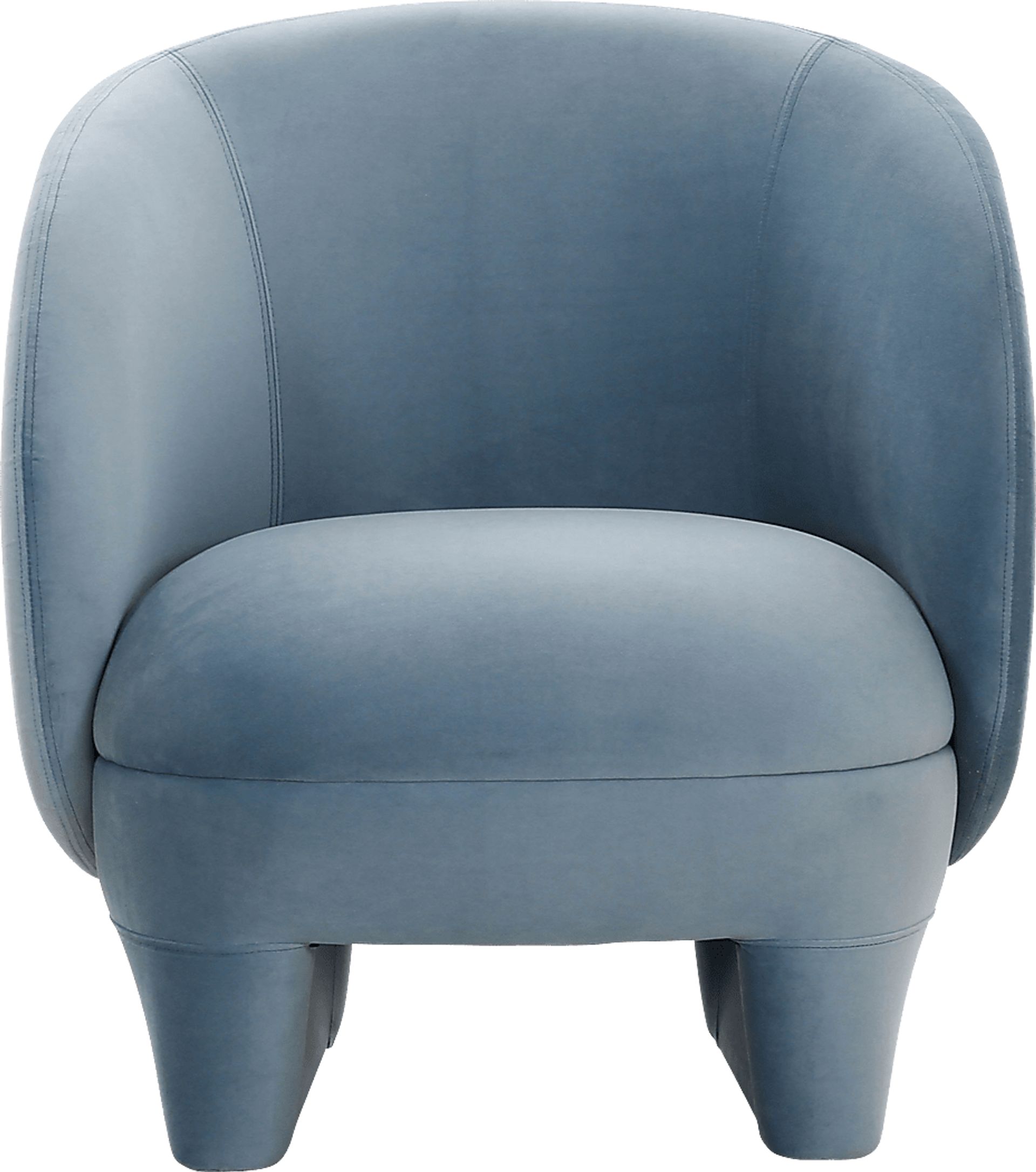 Carriger Blue Accent Chair - Image 3