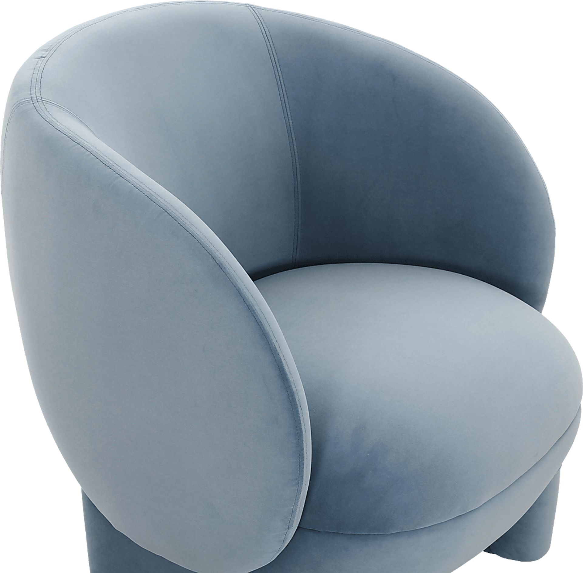 Carriger Blue Accent Chair - Image 5
