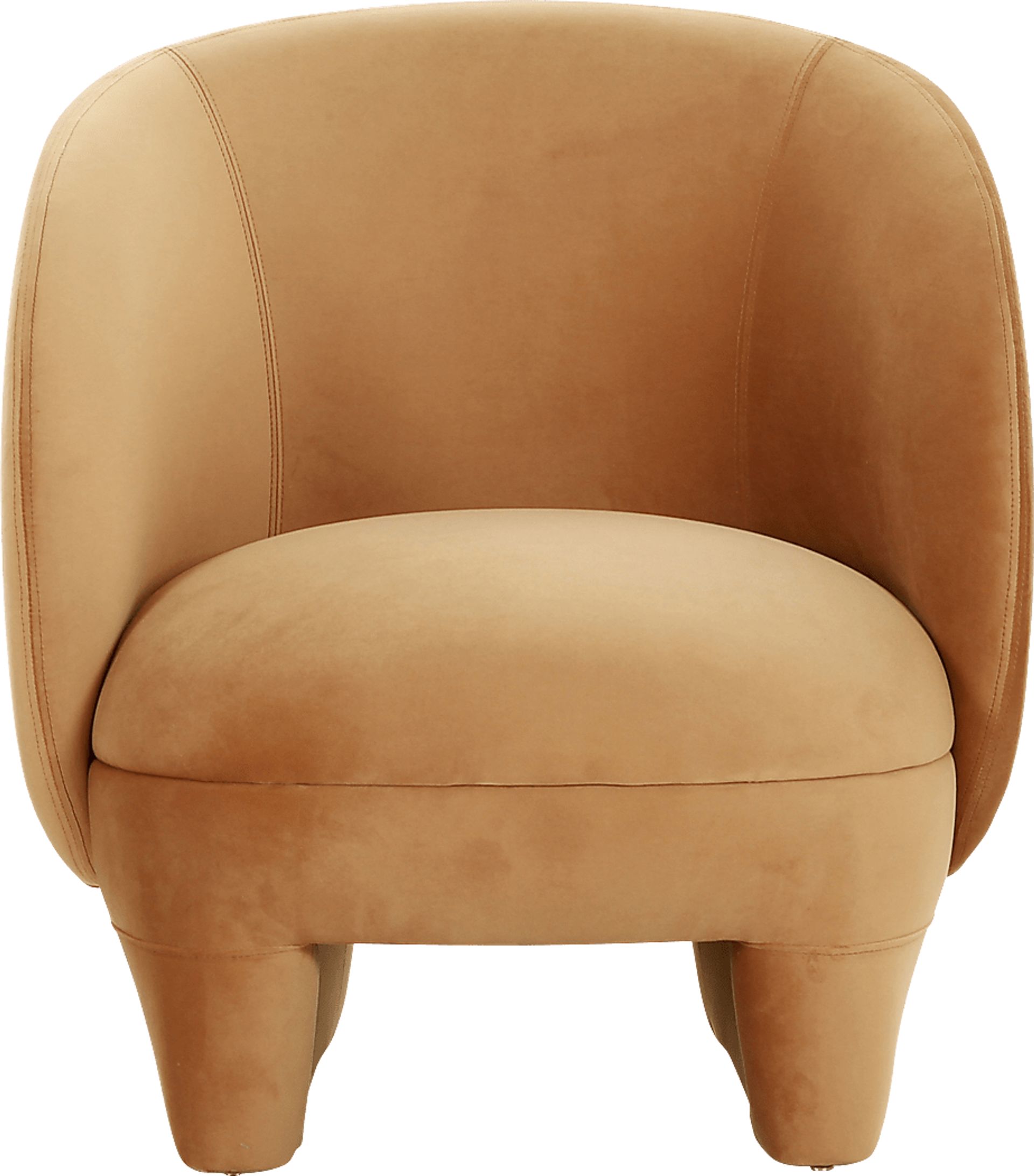 Carriger Brown Accent Chair - Image 3