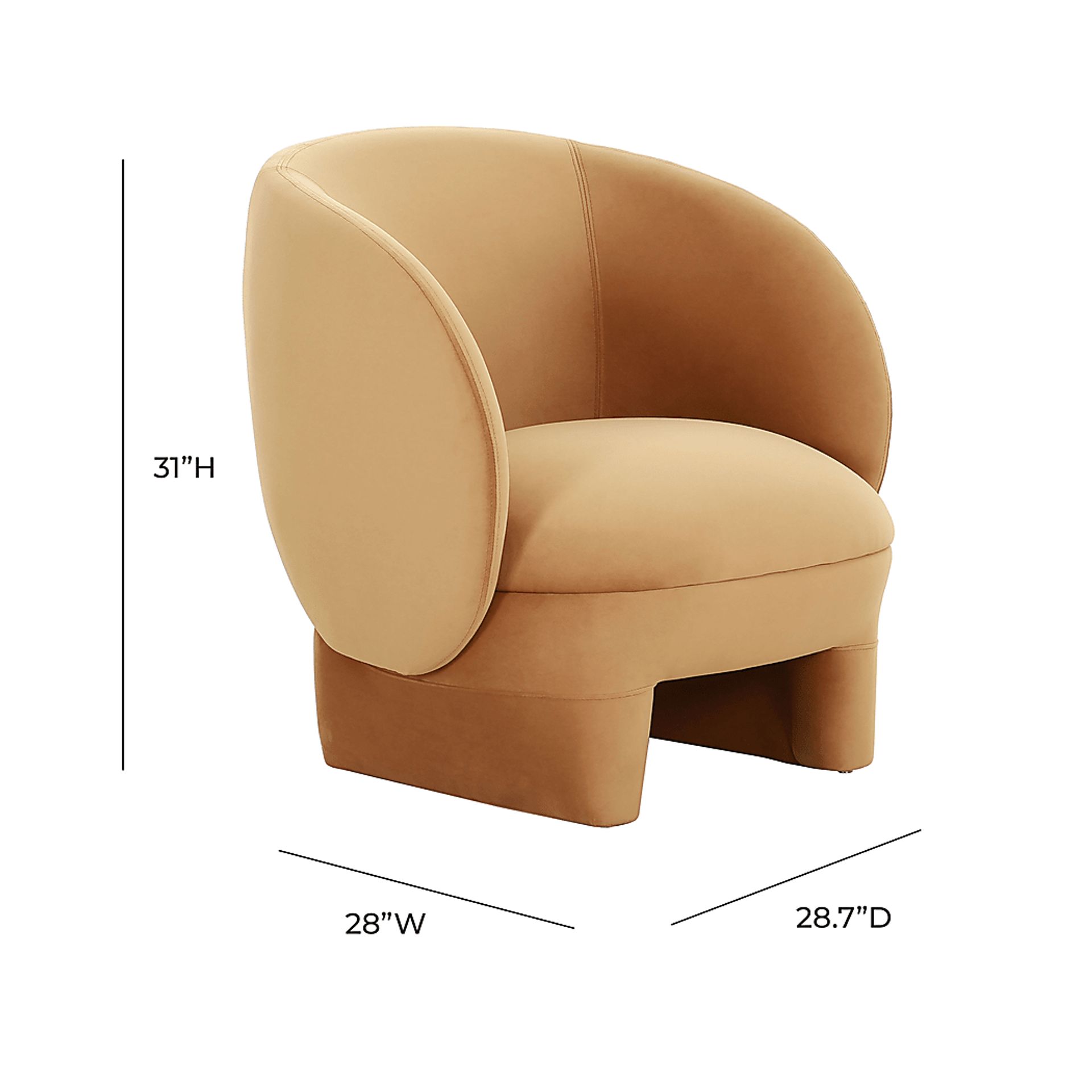 Carriger Brown Accent Chair - Image 6