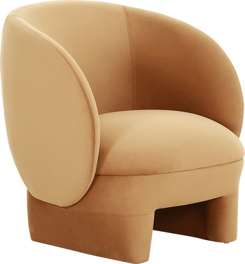 Carriger Brown Accent Chair