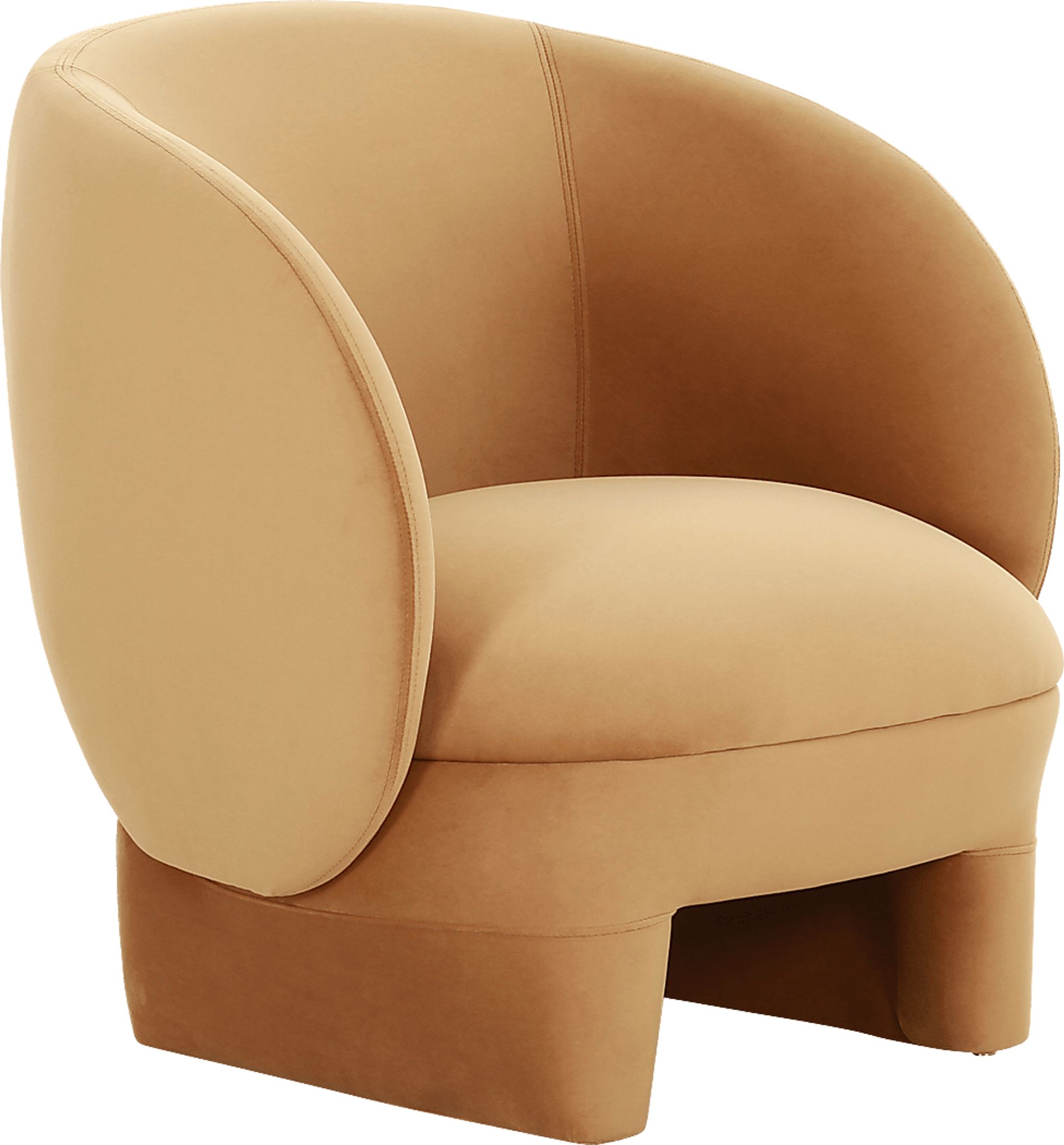 Carriger Brown Accent Chair - Image 1
