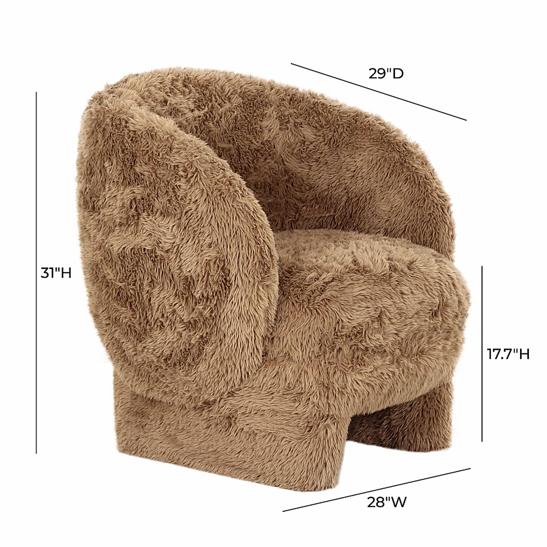 Carriger II Taupe Accent Chair - Image 6