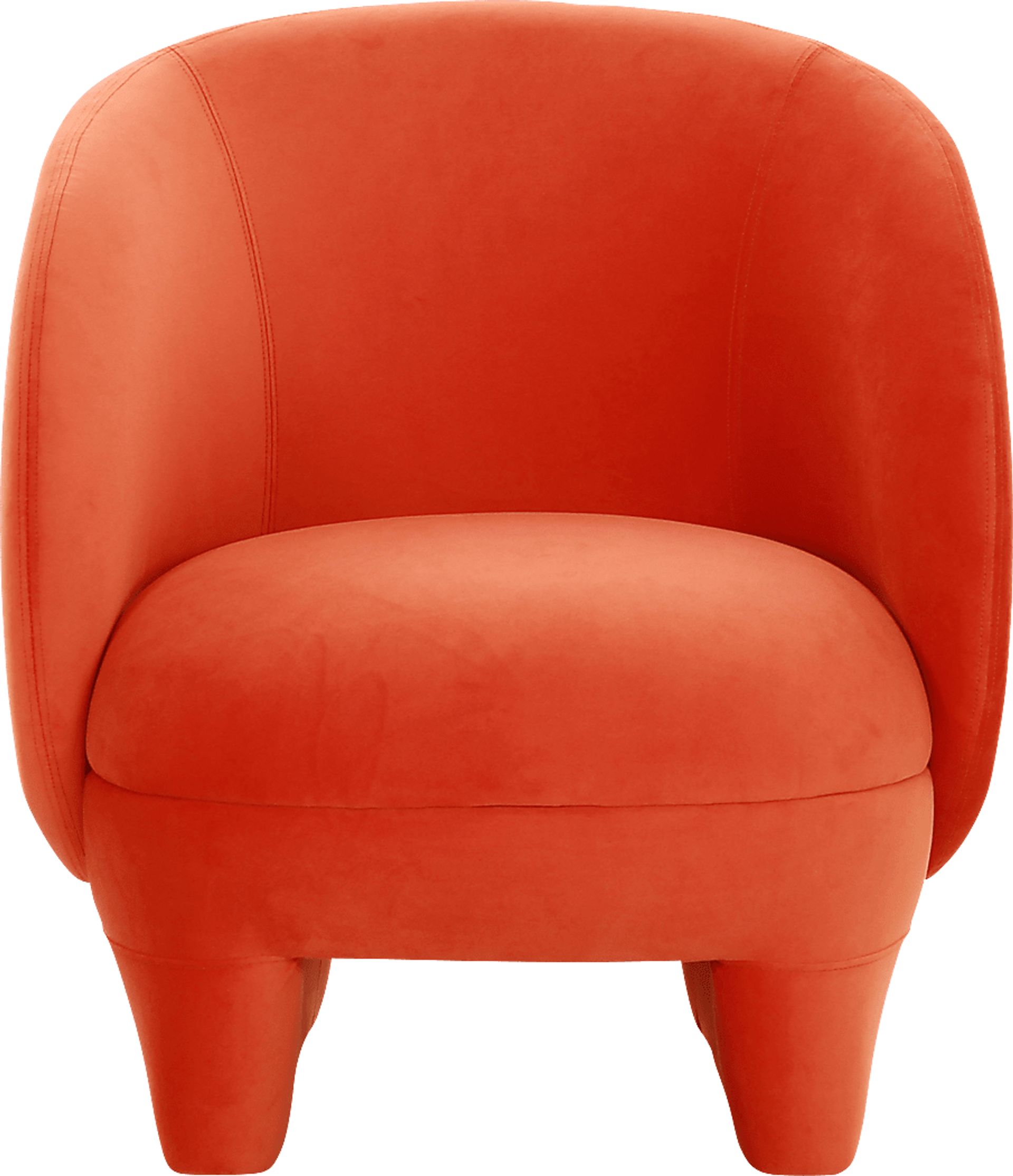 Carriger Red Accent Chair - Image 3
