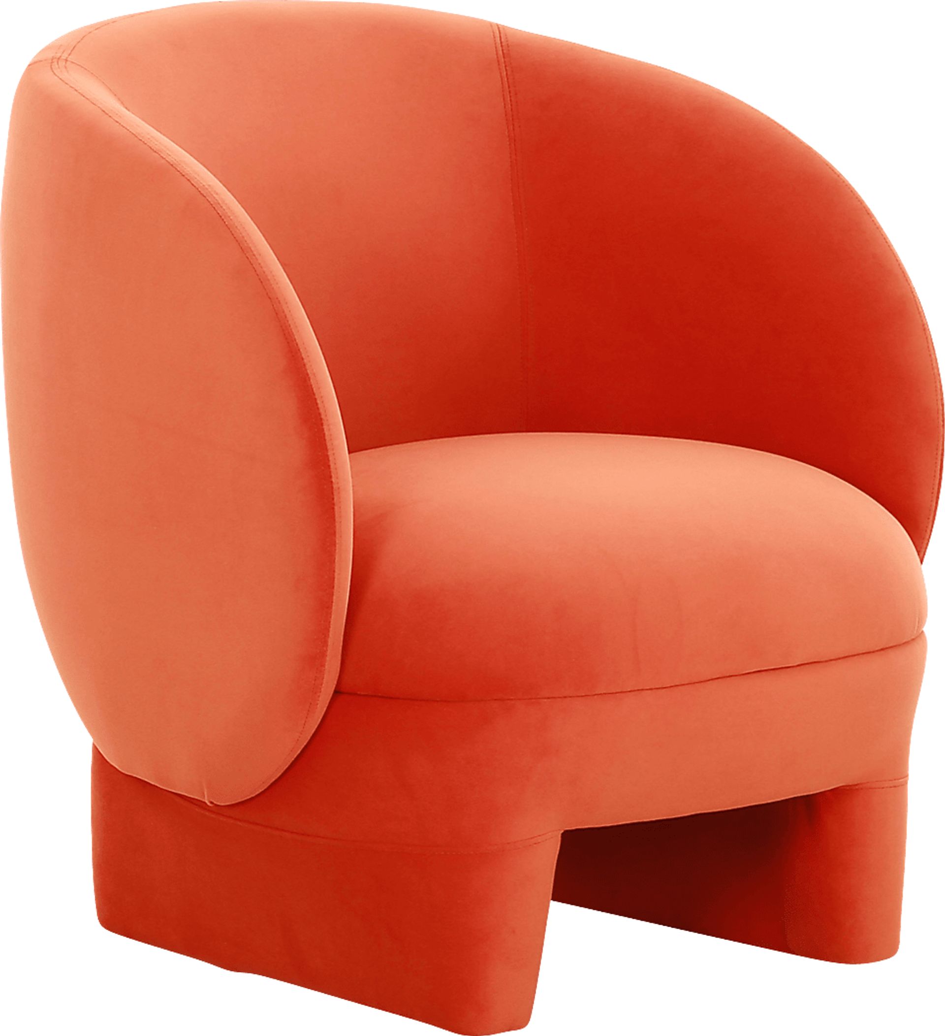 Carriger Red Accent Chair - Image 1