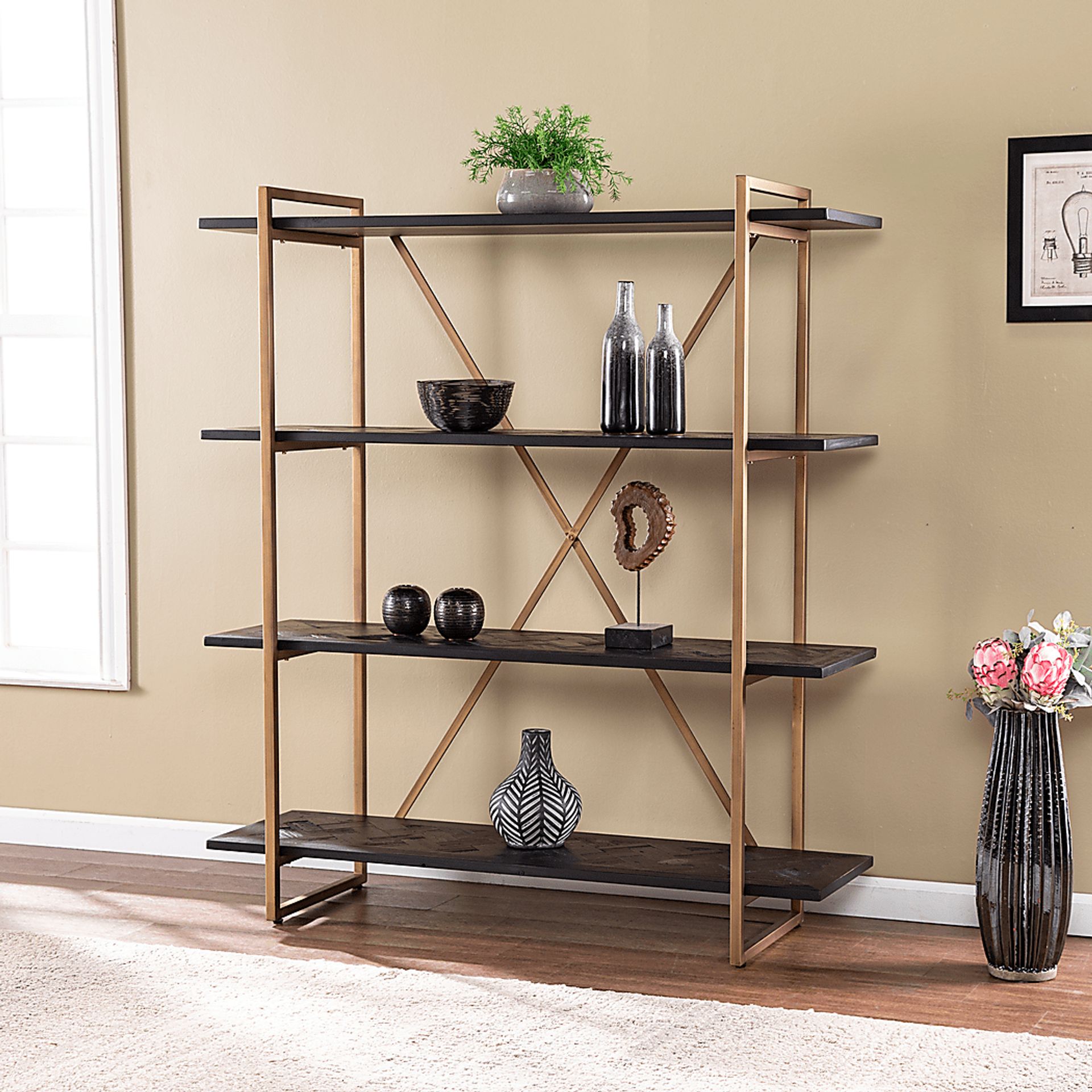 Carrisbrook Black Bookcase - Image 5
