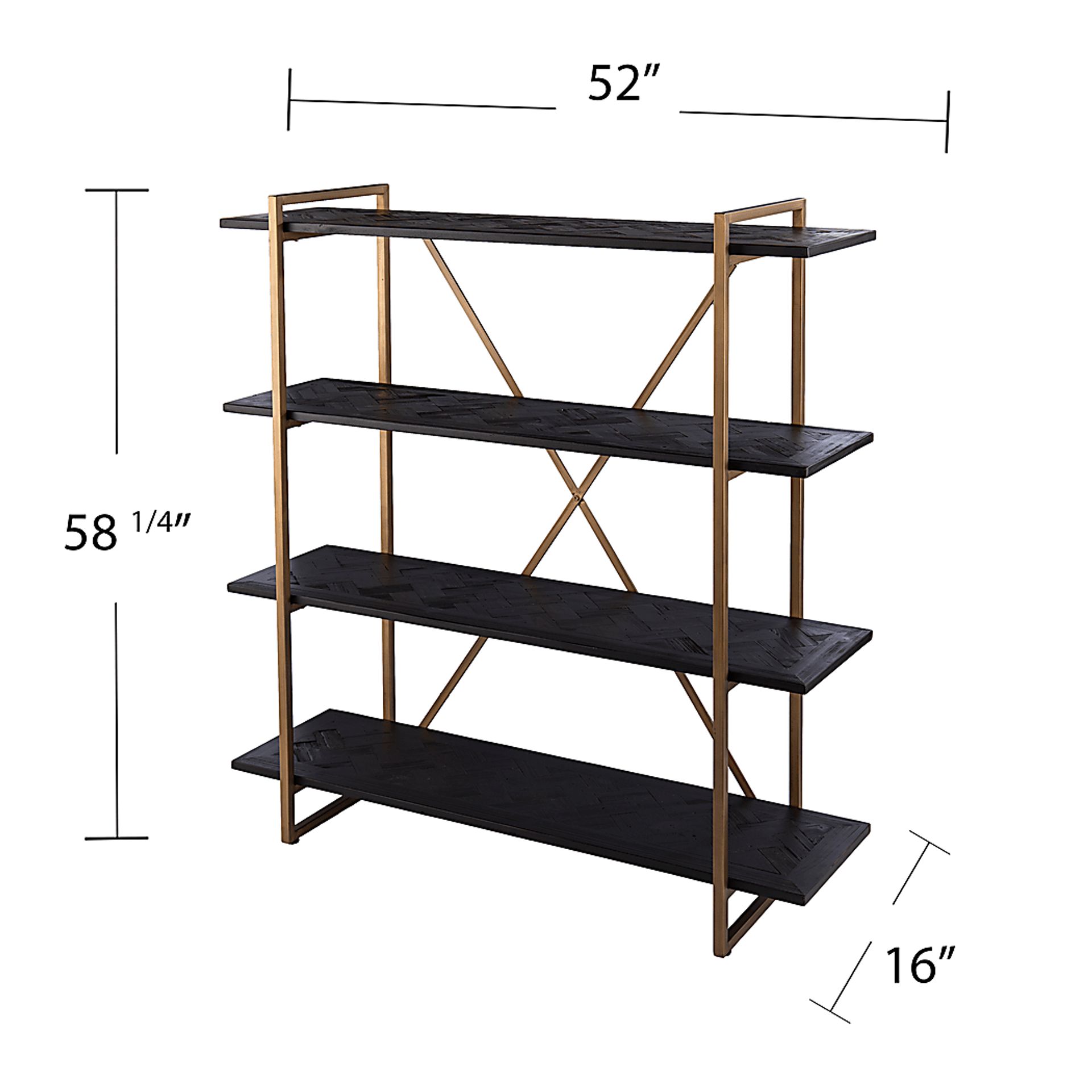 Carrisbrook Black Bookcase - Image 6