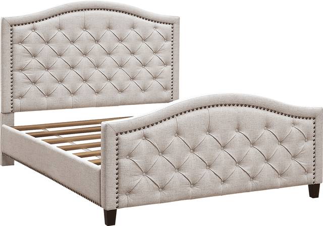Carrollview Beige King Bed - Thumbnail - Image 2